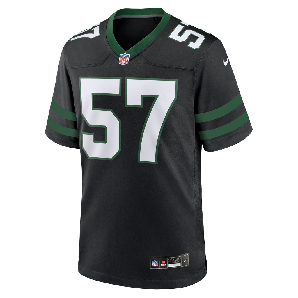 Men's New York Jets C.J. Mosley Nike Legacy Black Alternate Game Jersey