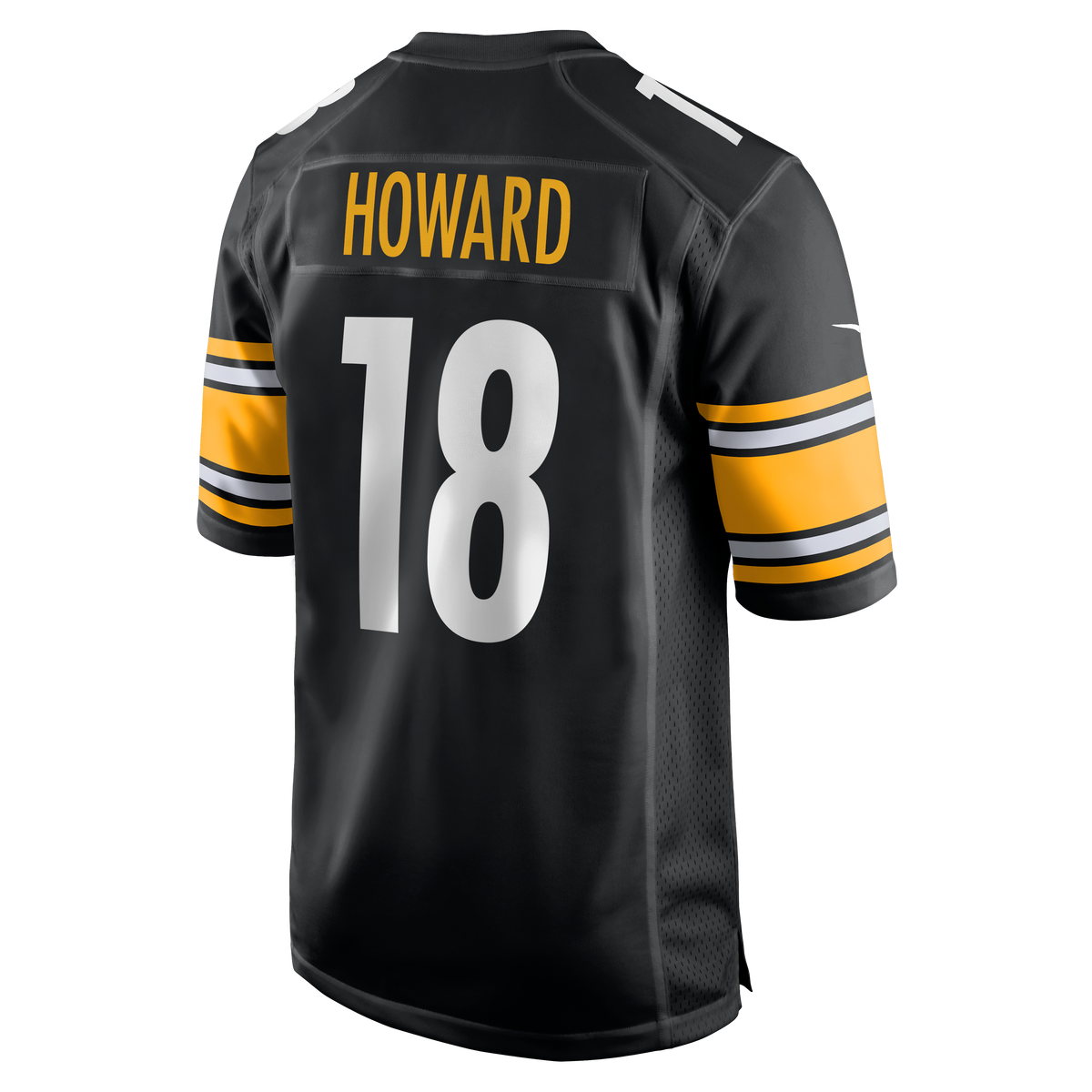 Men's Pittsburgh Steelers Will Howard Nike  Black Team Game Jersey