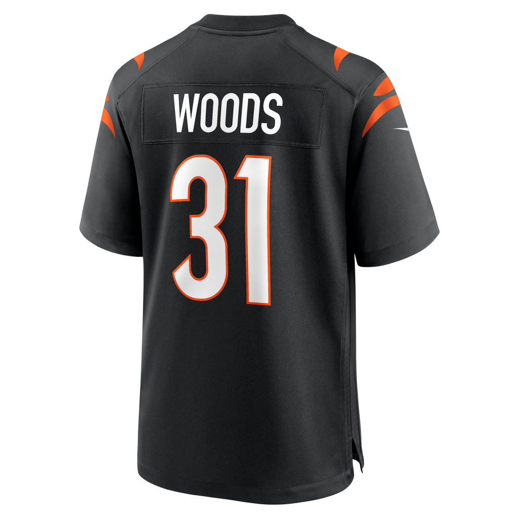 Men's Cincinnati Bengals Ickey Woods Nike Black Retired Player Game Jersey