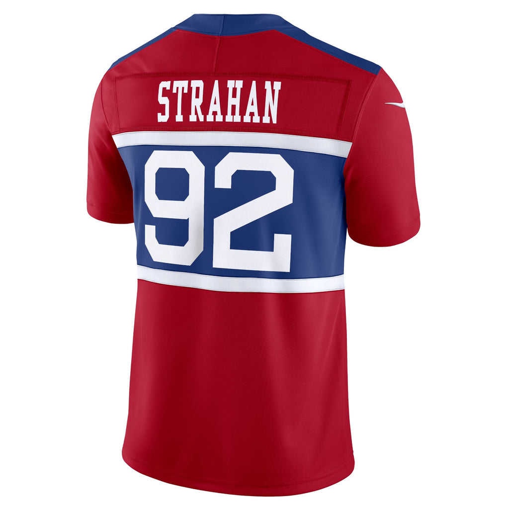 Men's New York Giants Michael Strahan Nike Century Red Alternate Vapor F.U.S.E. Retired Player Limited Jersey