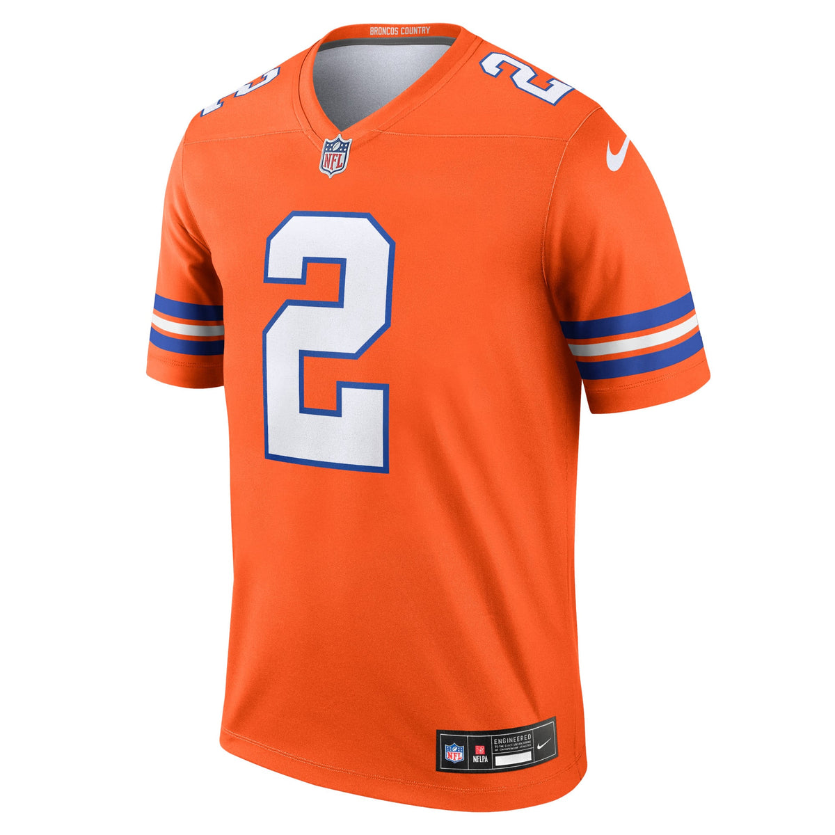 Men's Denver Broncos Patrick Surtain II Nike Orange Legend Player Performance Top