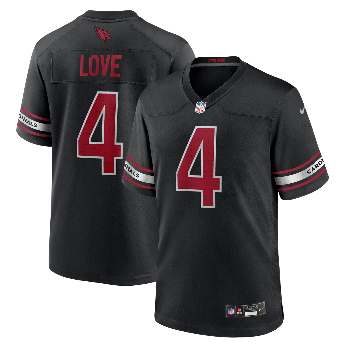 Men's Arizona Cardinals Jeremiyah Love Nike White Game Player Jersey