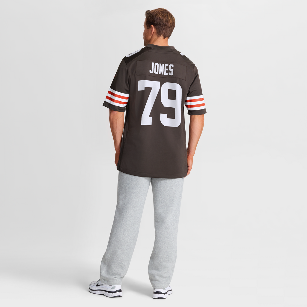 Men's Cleveland Browns Dawand Jones Nike  Brown Team Game Jersey