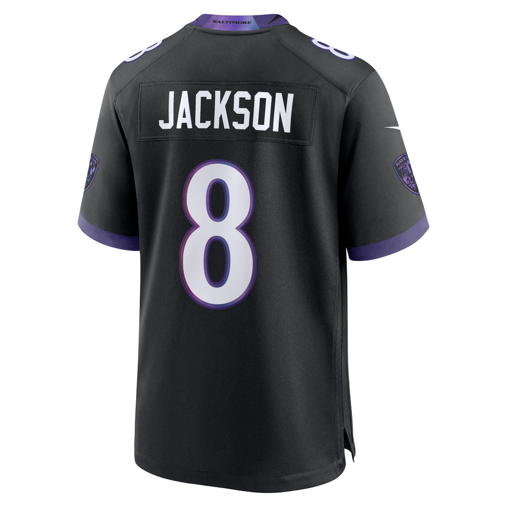 Men's Baltimore Ravens Lamar Jackson Nike Purple Alternate Game Jersey