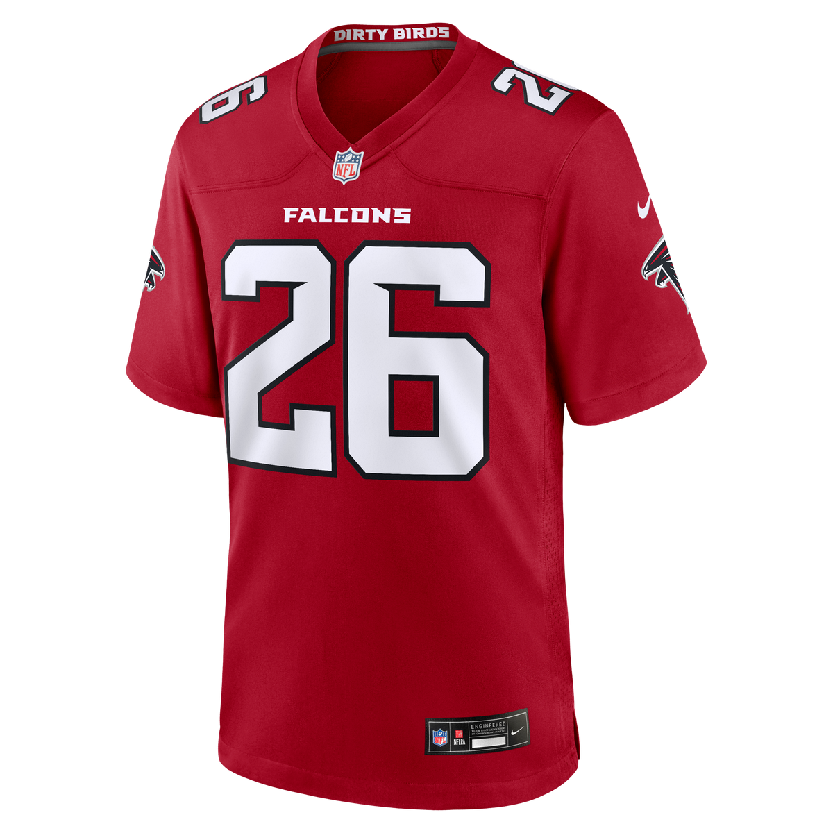 Men's Atlanta Falcons CJ Henderson Nike Red Team Game Jersey