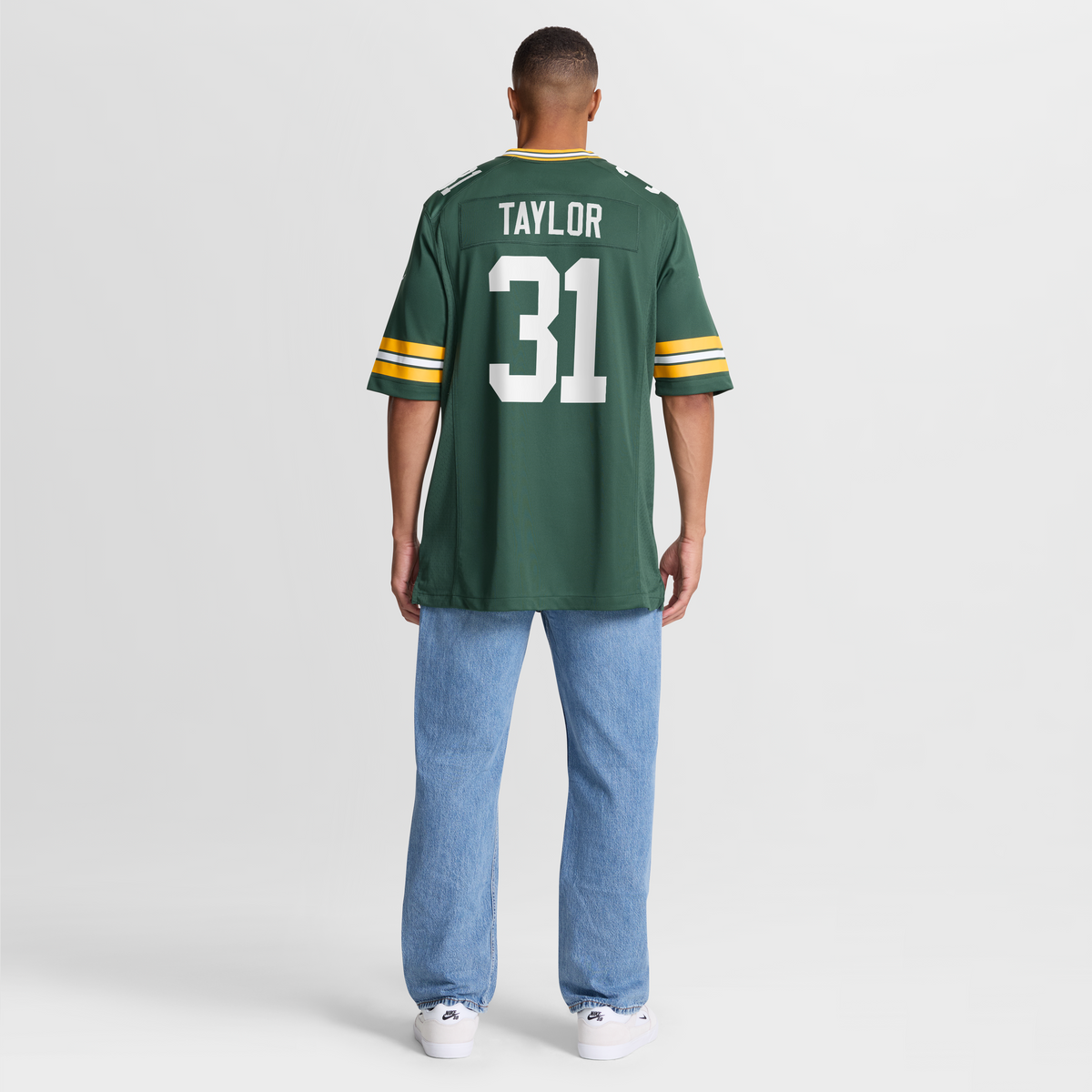 Men's Green Bay Packers Jim Taylor Nike Green Game Retired Player Jersey