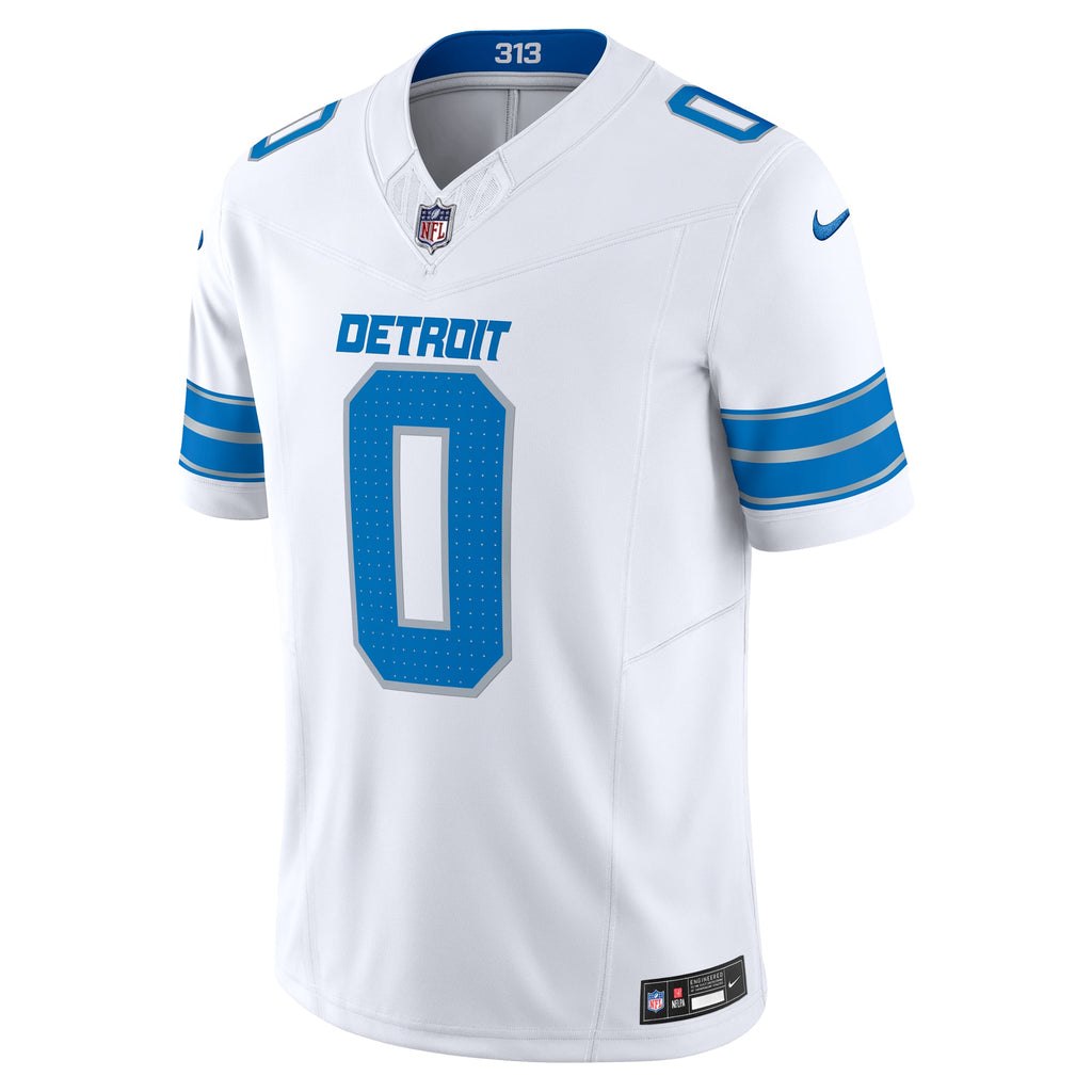 Men's Detroit Lions Jahmyr Gibbs Nike Black 2nd Alternate Vapor F.U.S.E. Limited Jersey