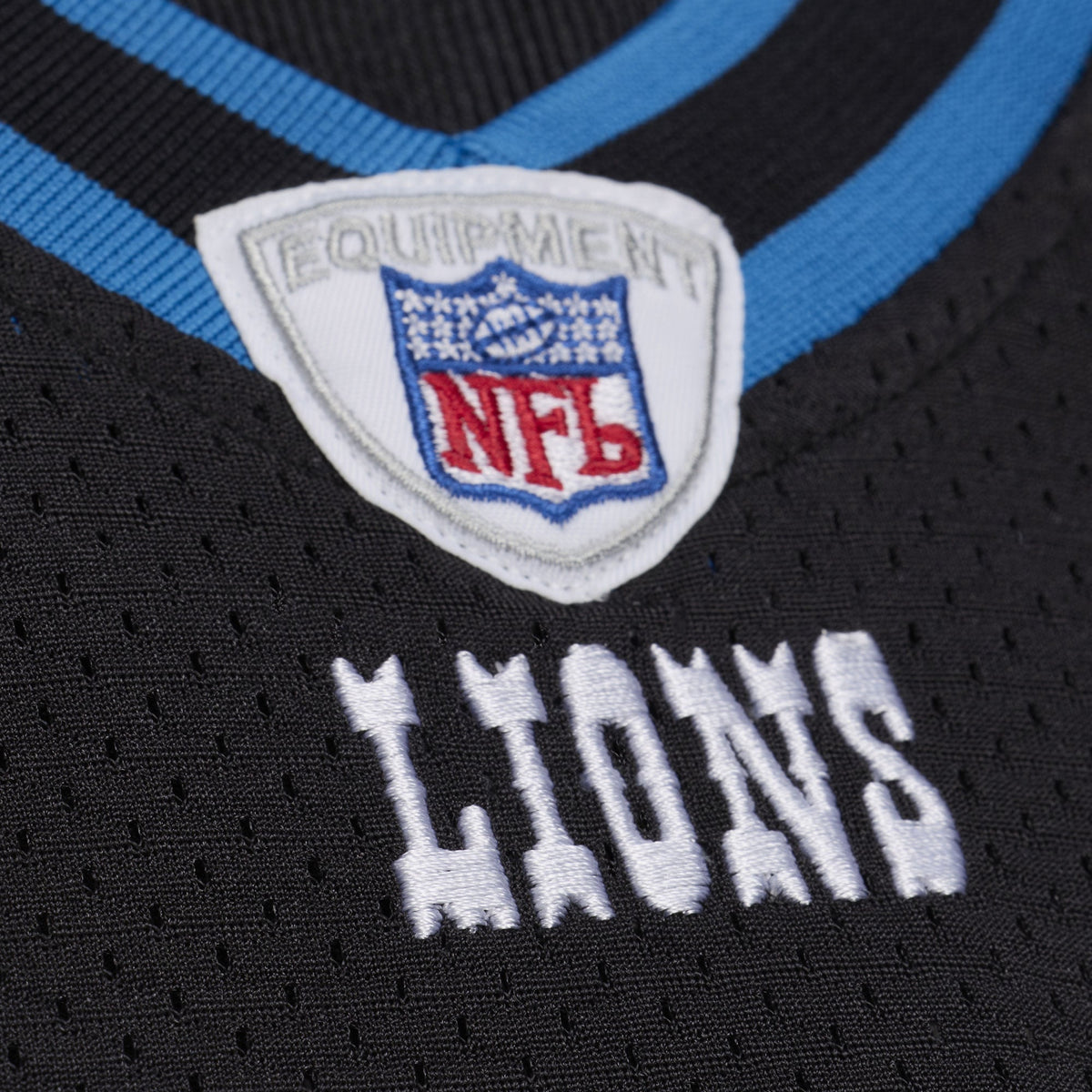 Men's Detroit Lions Calvin Johnson Mitchell & Ness Black 2007 Authentic Throwback Jersey
