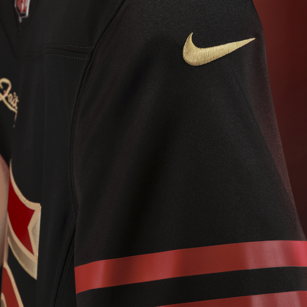 Men's San Francisco 49ers Christian McCaffrey Nike Black Rivalries Collection Stitched Limited Jersey