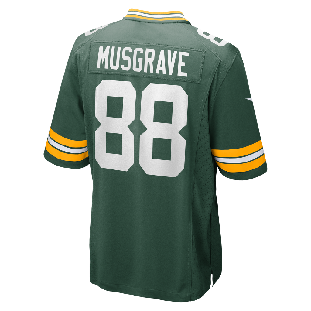 Men's Green Bay Packers Luke Musgrave Nike  Green  Game Jersey
