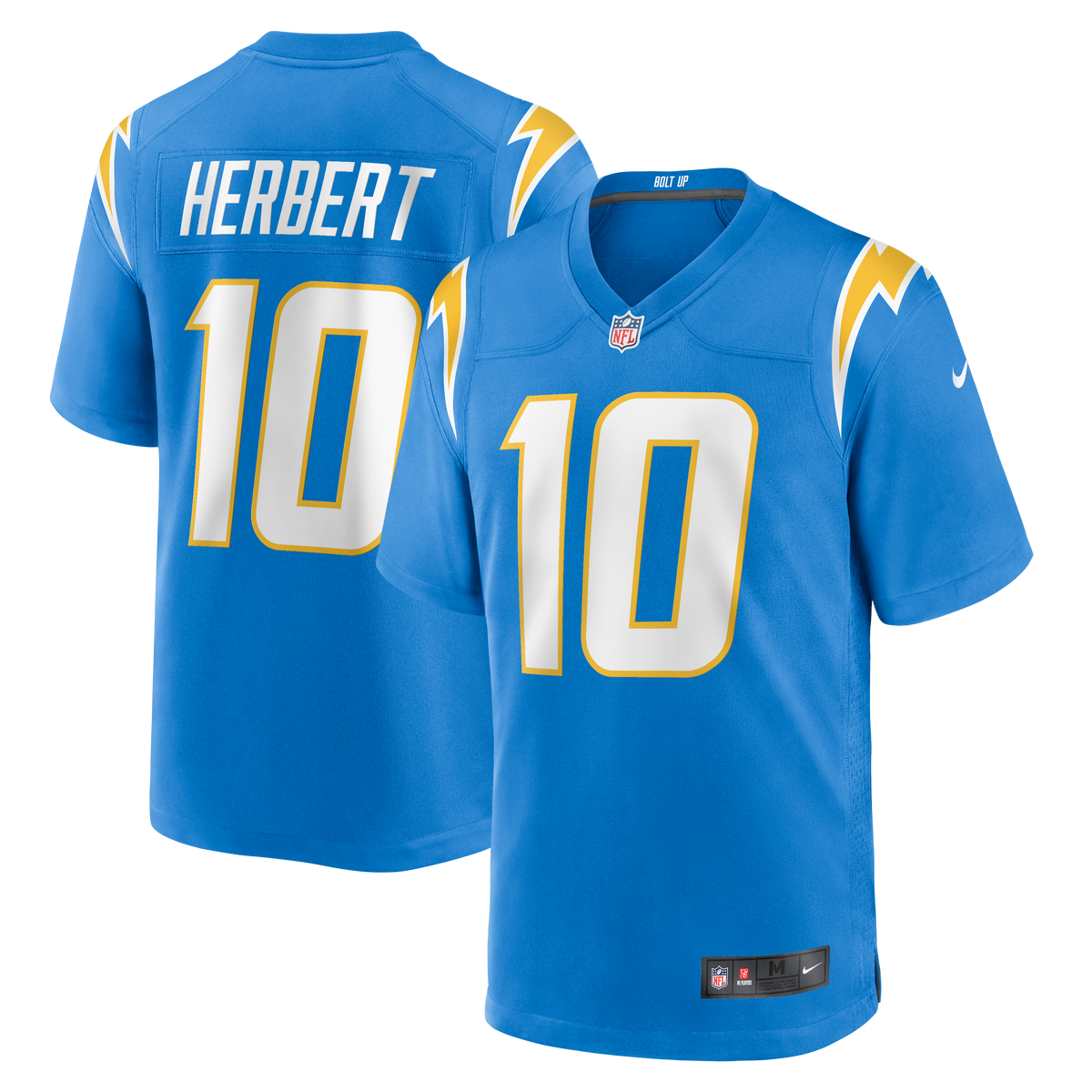 Men's Los Angeles Chargers Justin Herbert Nike Navy Alternate Super Chargers Game Player Jersey