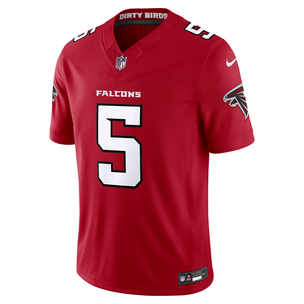 Men's Atlanta Falcons Drake London Nike Black Alternate Throwback Vapor F.U.S.E. Stitched Limited Jersey