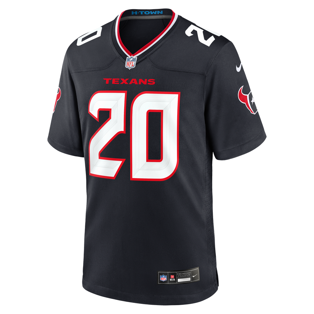 Men's Houston Texans Ja'Marcus Ingram Nike  Navy Team Game Jersey