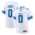 Men's Detroit Lions Jahmyr Gibbs Nike White Game Player Jersey