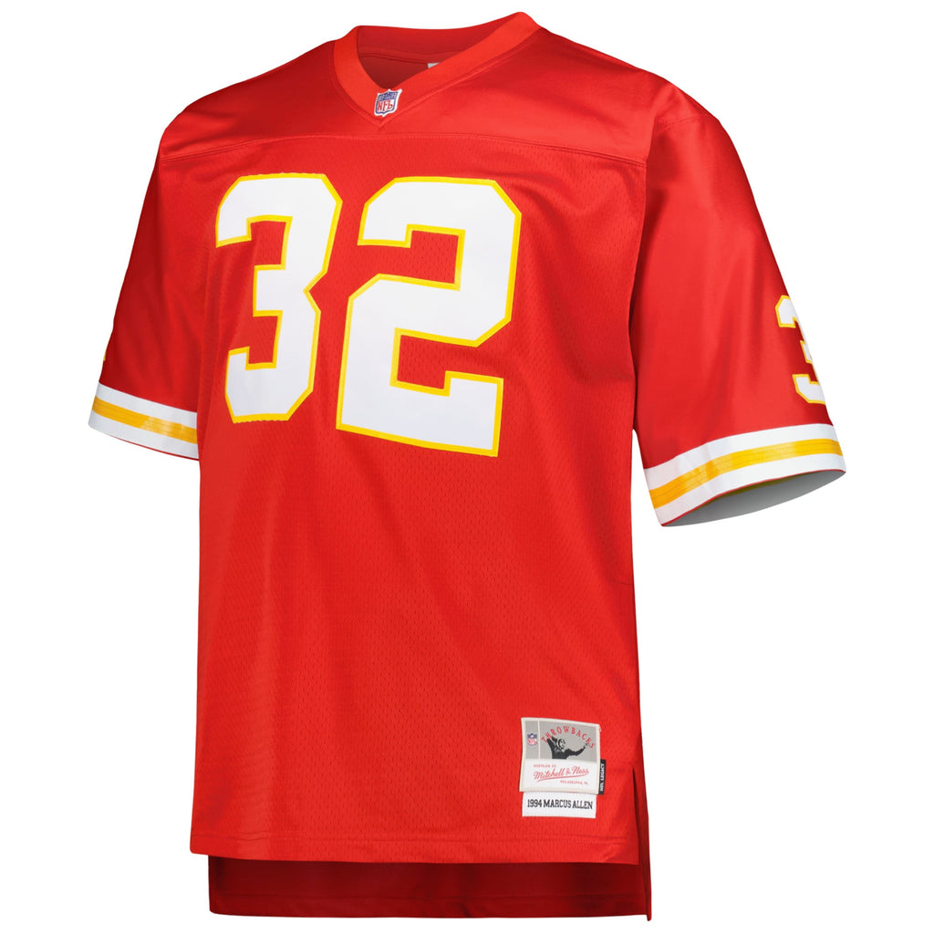 Men's Kansas City Chiefs Marcus Allen Mitchell & Ness Red Big & Tall 1994 Retired Player Replica Jersey