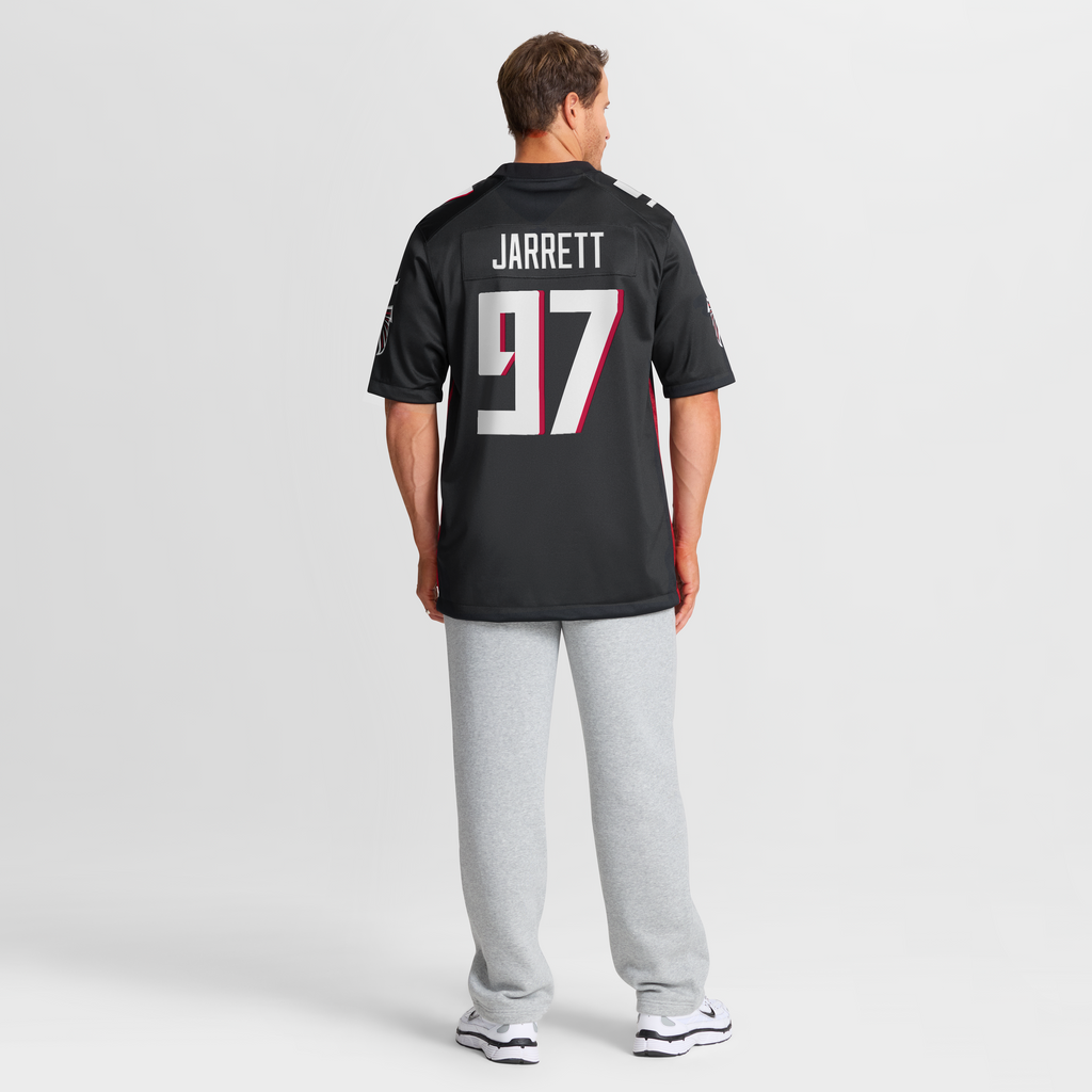 Men's Atlanta Falcons Grady Jarrett Nike Black Game Player Jersey