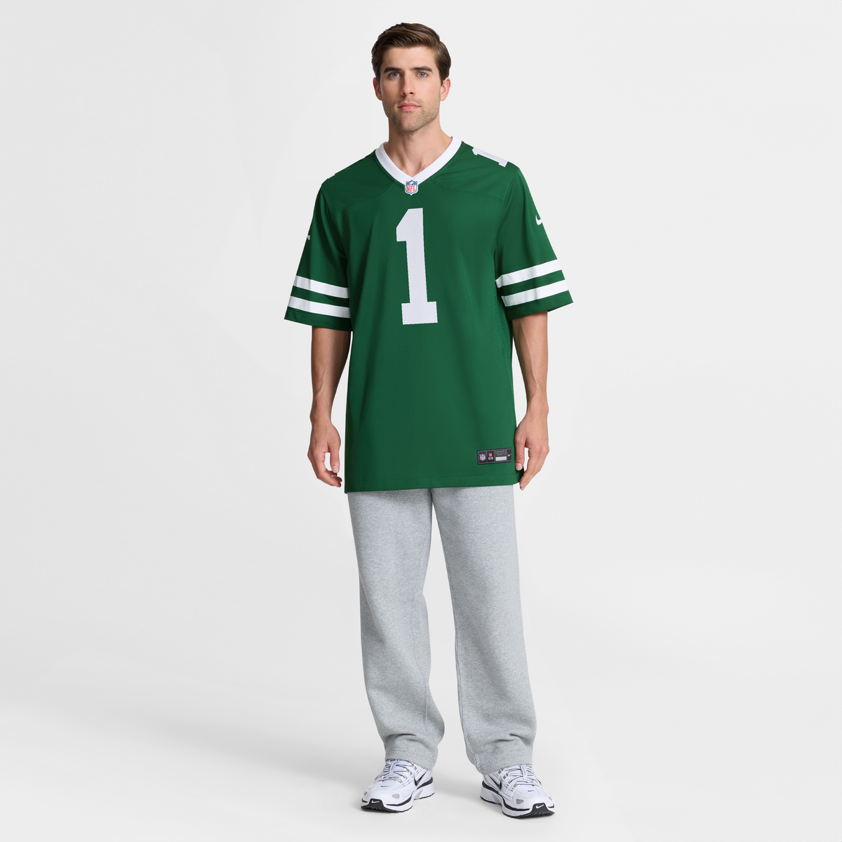 Men's New York Jets Ahmad Sauce Gardner Nike Legacy Green Game Jersey