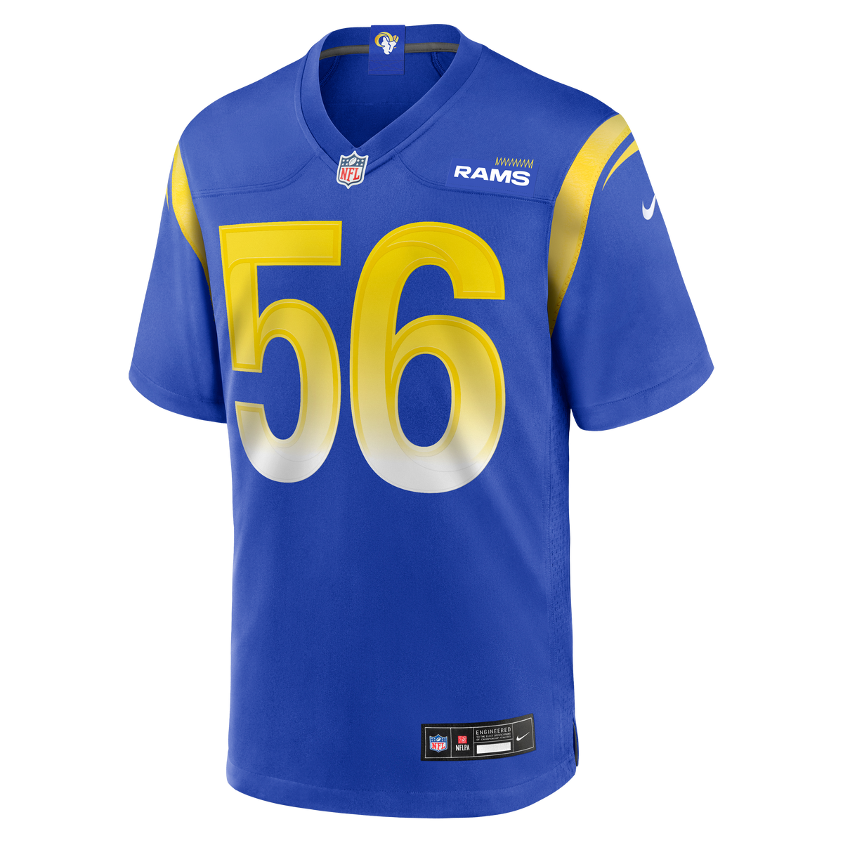 Men's Los Angeles Rams London Fletcher Nike Royal Game Retired Player Jersey