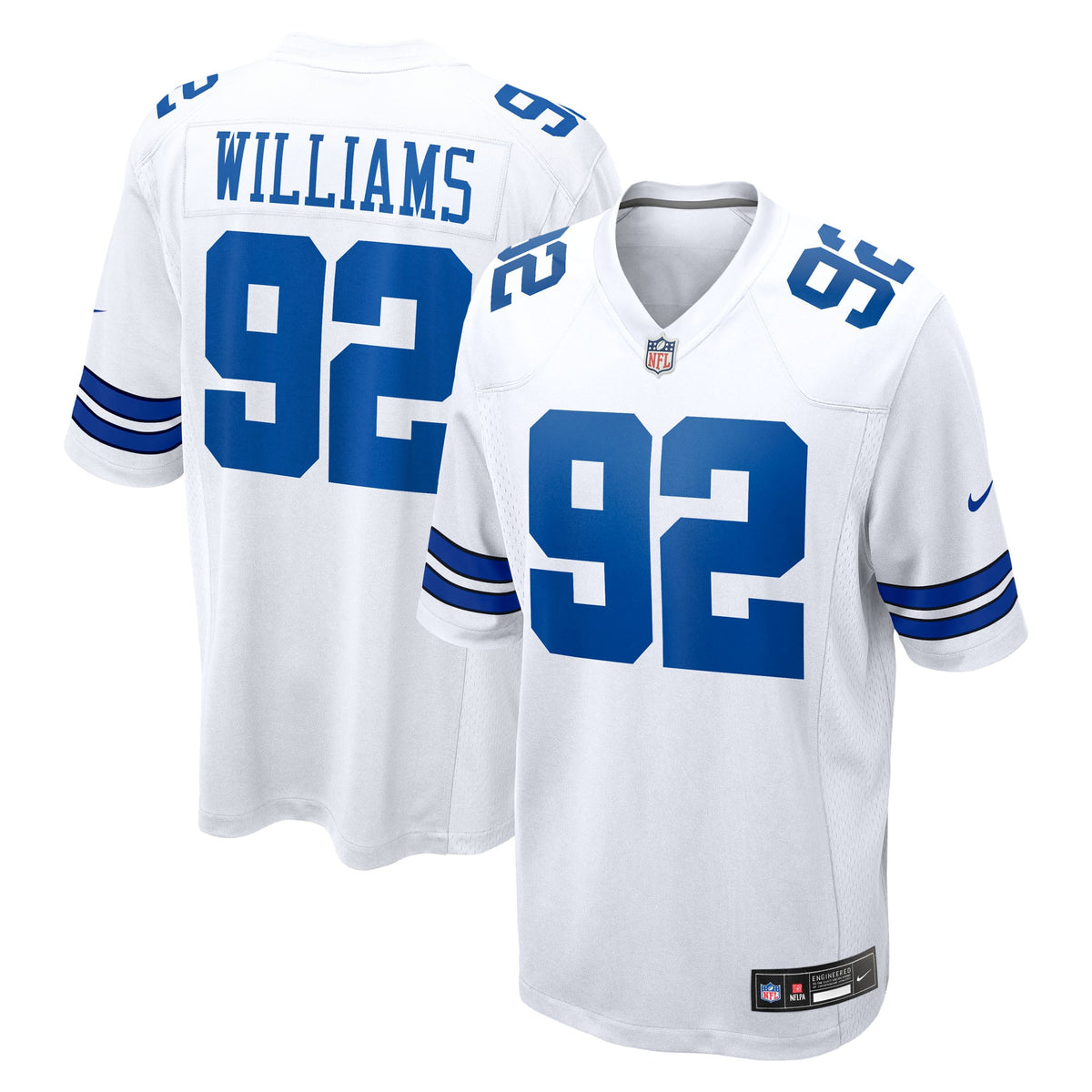 Men's Dallas Cowboys Quinnen Williams Nike Navy Team Game Jersey