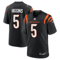 Men's Cincinnati Bengals Tee Higgins Nike Black Game Player Jersey