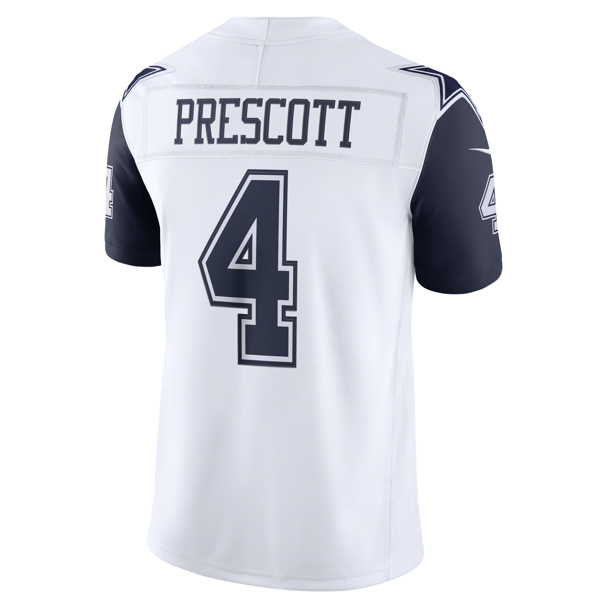 Men's Dallas Cowboys Dak Prescott Nike White Alternate Vapor F.U.S.E. Stitched Limited Jersey