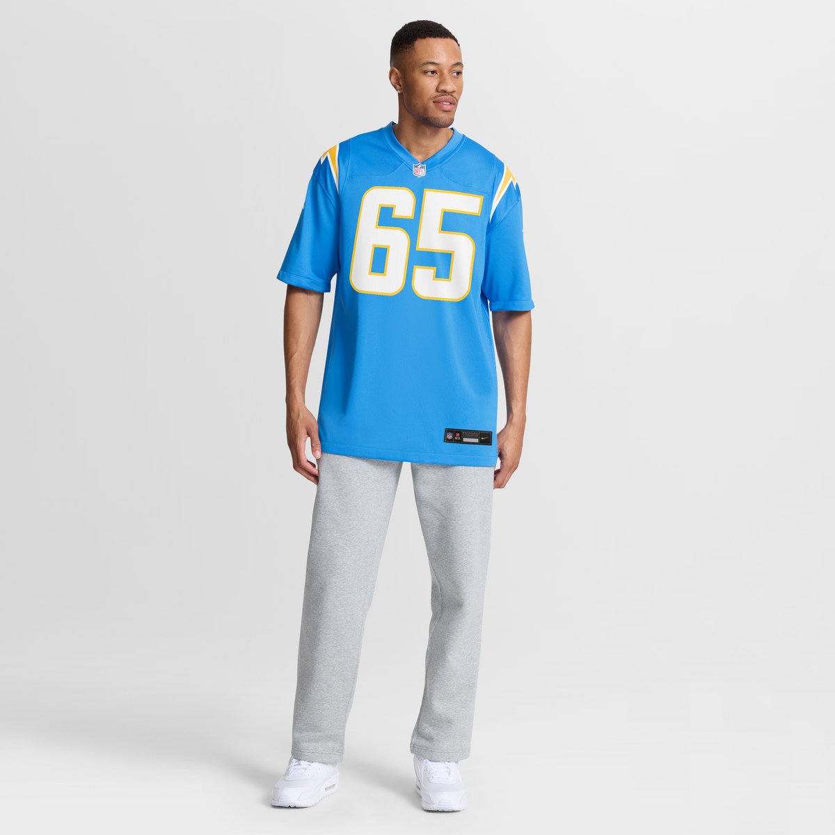 Men's Los Angeles Chargers Logan Taylor Nike Powder Blue Team Game Jersey