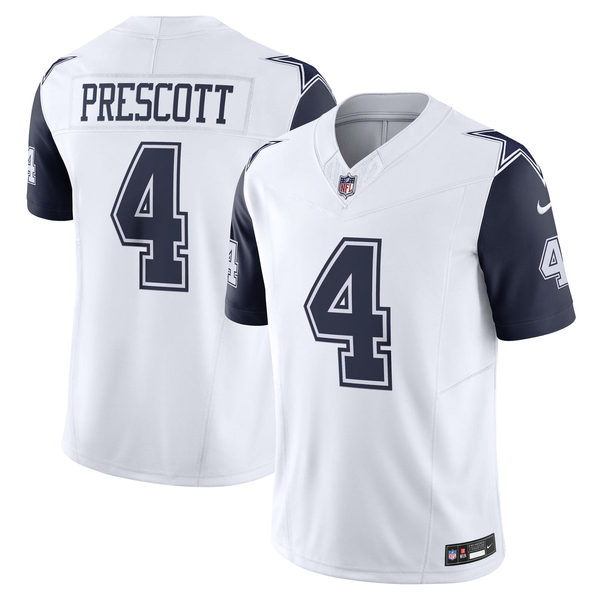 Men's Dallas Cowboys Dak Prescott Nike Navy Vapor F.U.S.E. Limited Jersey