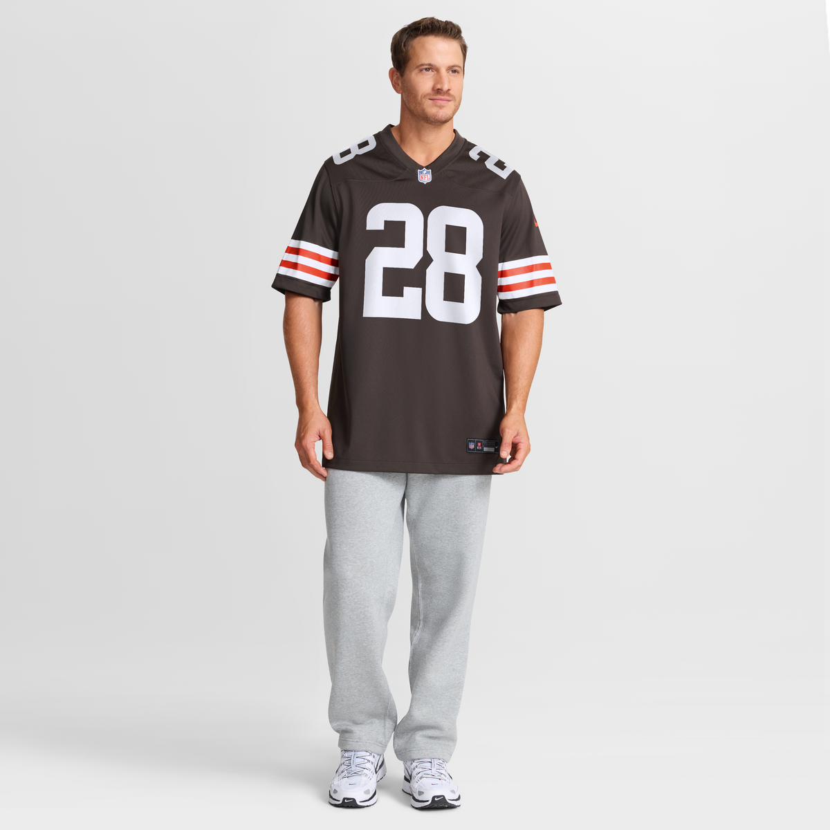 Men's Cleveland Browns Jeremiah Owusu-Koramoah Nike Brown Game Player Jersey