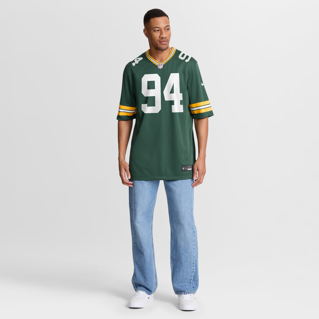Men's Green Bay Packers Karl Brooks Nike  Green  Game Jersey