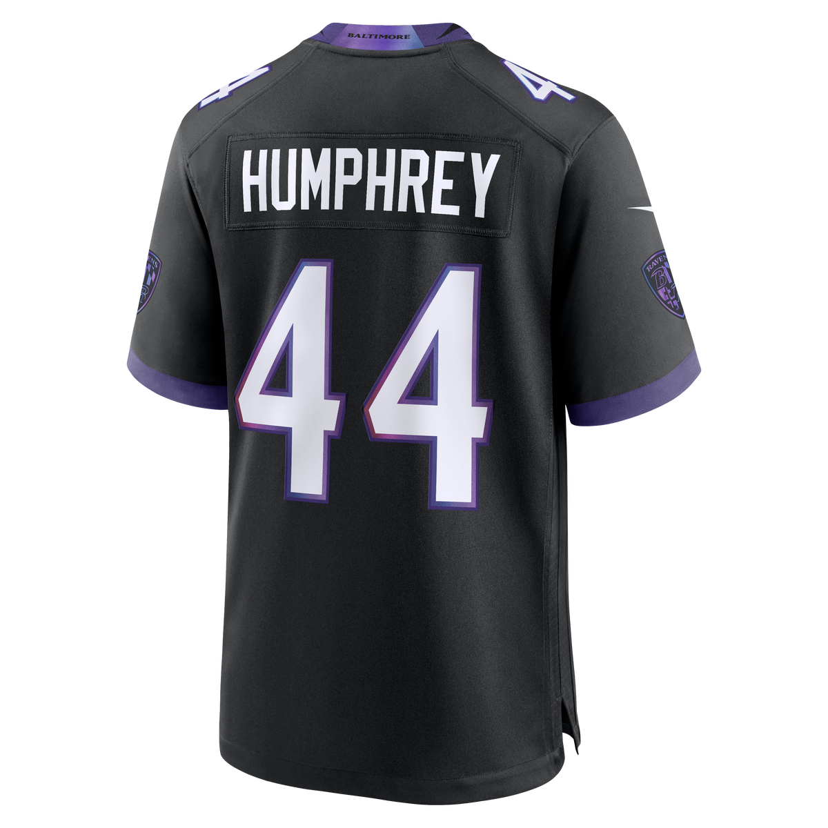 Men's Baltimore Ravens Marlon Humphrey Nike Purple Team Game Jersey