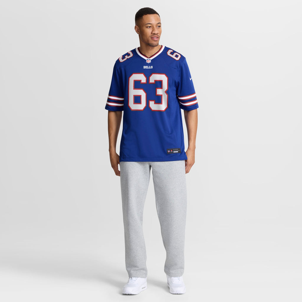 Men's Buffalo Bills Austin Corbett Nike  Royal Team Game Jersey