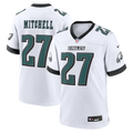 Men's Philadelphia Eagles Quinyon Mitchell Nike White Game Jersey
