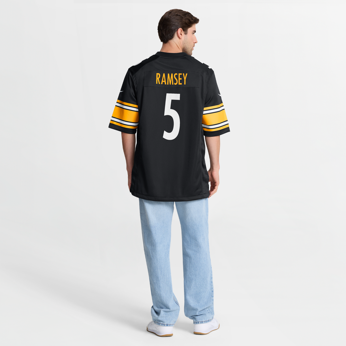 Men's Pittsburgh Steelers Jalen Ramsey Nike Gold Alternate 1933 Throwback Game Jersey