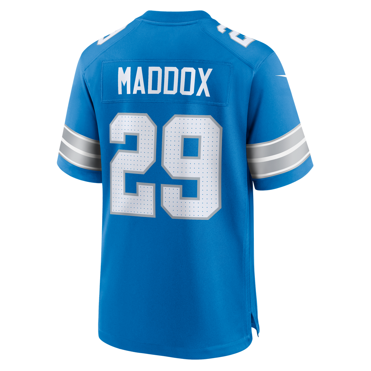 Men's Detroit Lions Avonte Maddox Nike  Blue Team Game Jersey