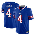 Men's Buffalo Bills James Cook III Nike Royal Team Vapor F.U.S.E. Stitched Limited Jersey