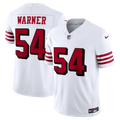 Men's San Francisco 49ers Fred Warner Nike White Alternate Vapor F.U.S.E. Stitched Limited Jersey