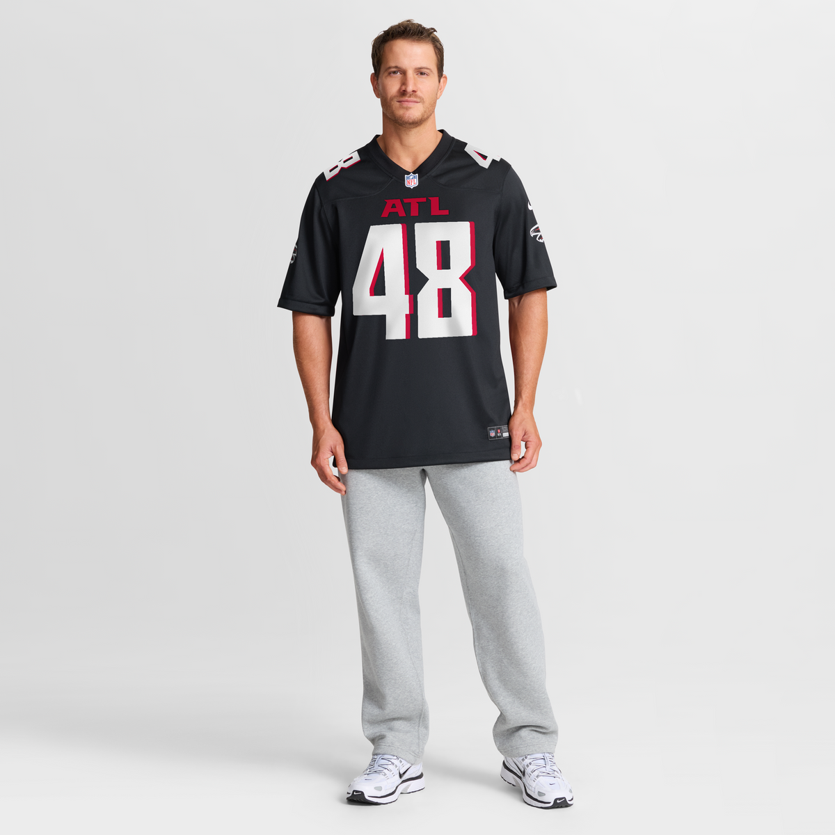 Men's Atlanta Falcons Bralen Trice Nike  Black Team Game Jersey
