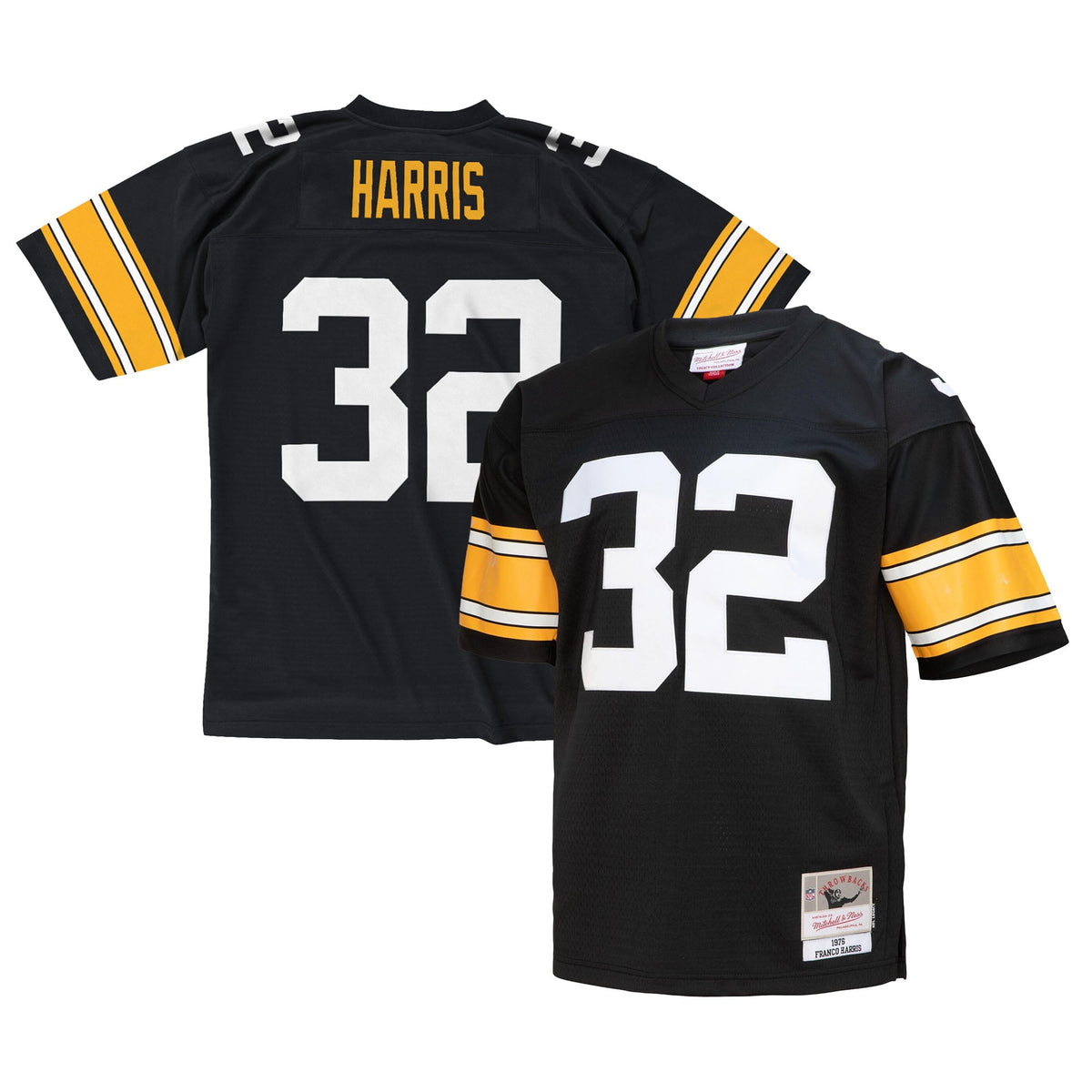 Men's Pittsburgh Steelers Franco Harris Mitchell & Ness White Legacy Replica Jersey