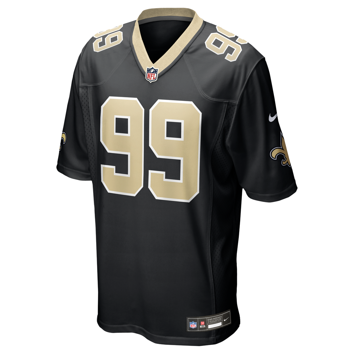 Men's New Orleans Saints Chase Young Nike  Black  Game Jersey