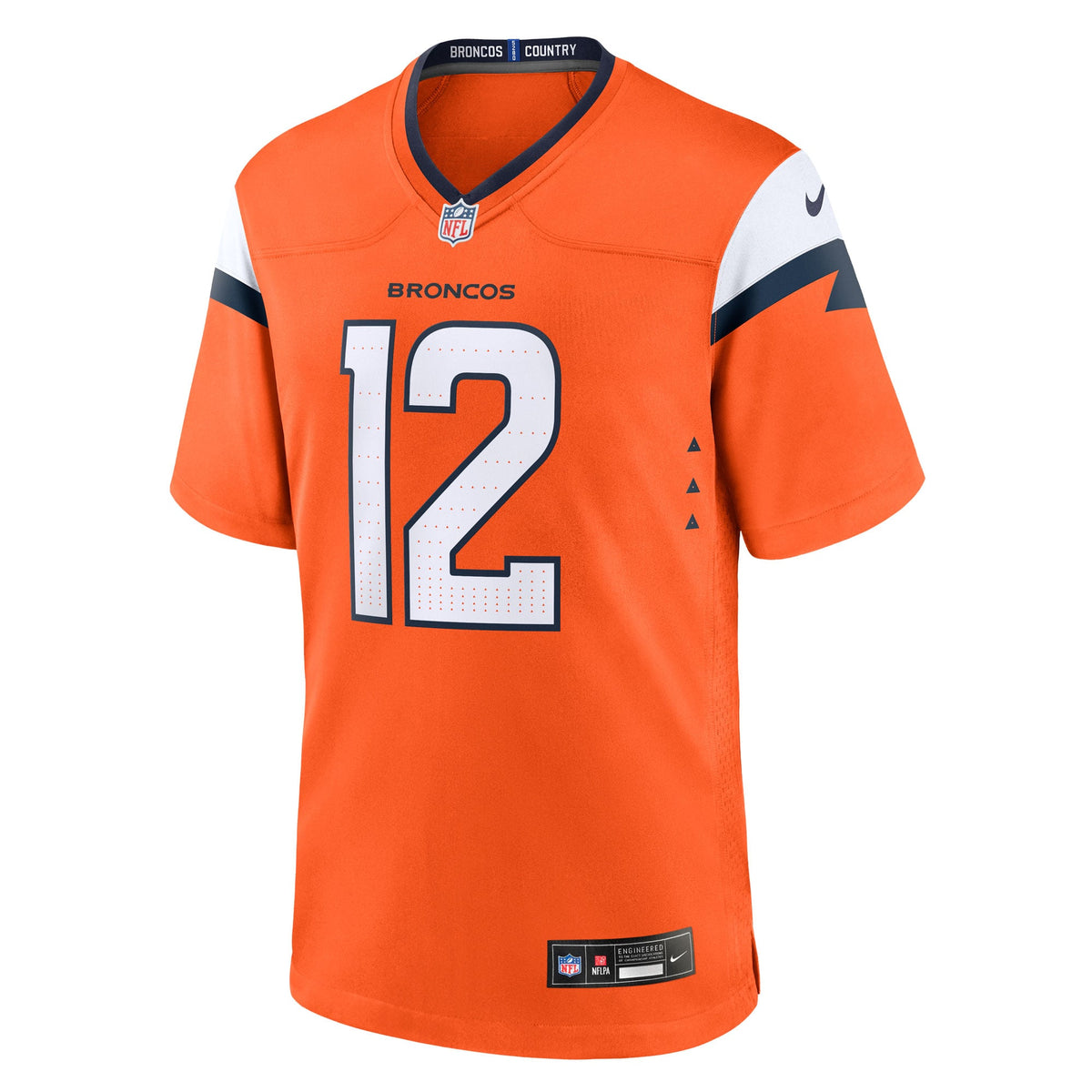 Men's Denver Broncos RJ Harvey Nike  Orange Team Game Jersey
