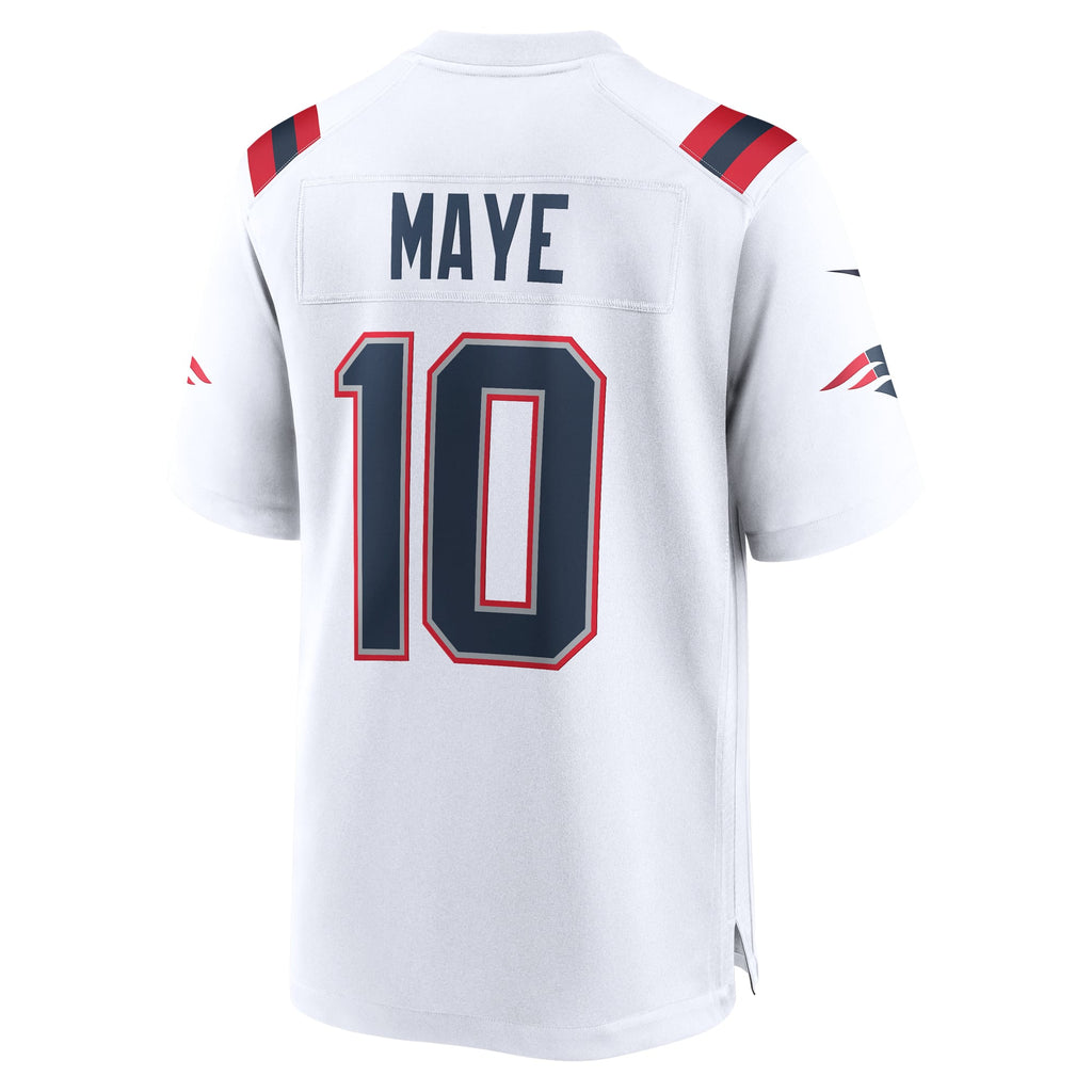 Men's New England Patriots Drake Maye Nike Navy  Player Game Jersey