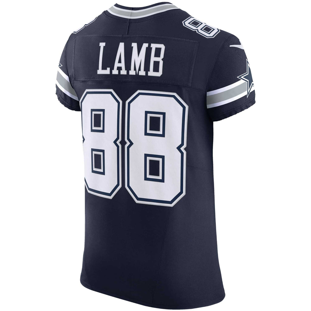 Men's Dallas Cowboys CeeDee Lamb Nike Navy Team Vapor F.U.S.E. Elite Jersey
