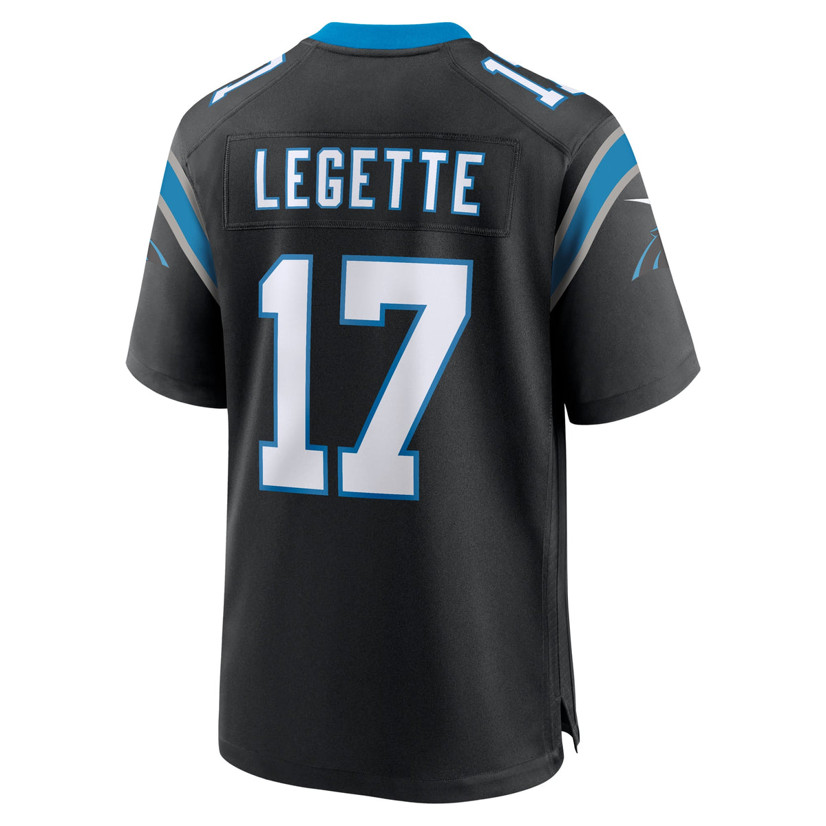 Men's Carolina Panthers Xavier Legette Nike Black Team Game Player Jersey