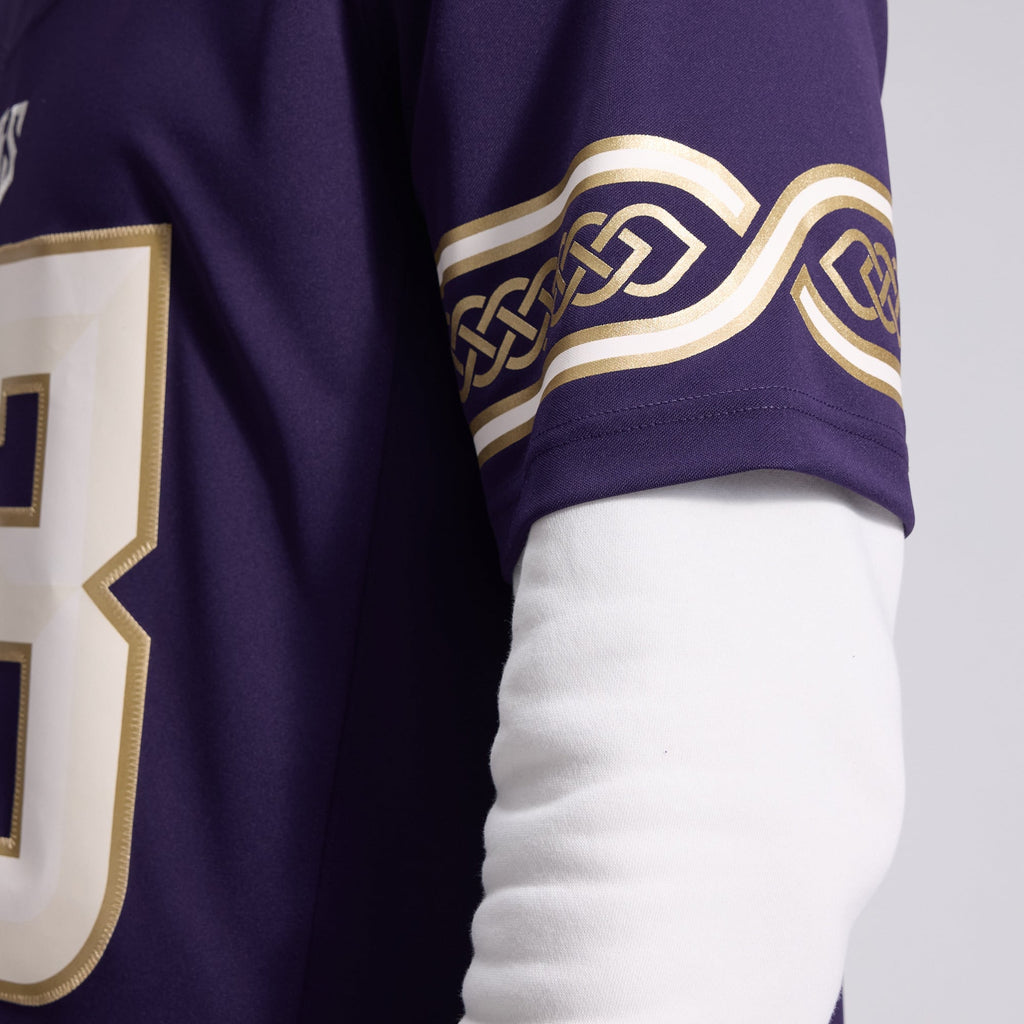 Men's Minnesota Vikings Andrew Van Ginkel Nike Purple 2026 Rivalries Collection Stitched Limited Jersey
