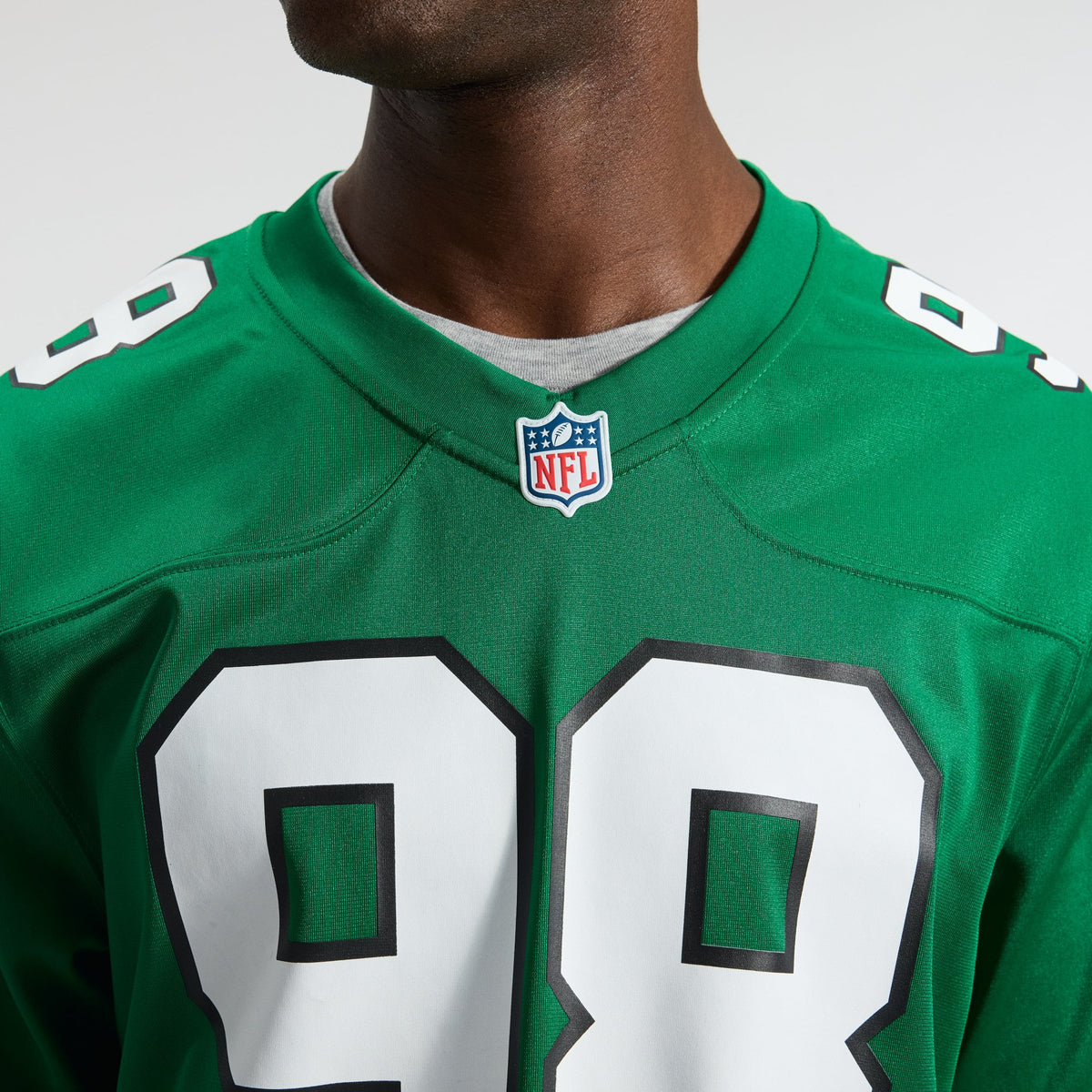 Men's Philadelphia Eagles Jalen Carter Nike White Game Jersey
