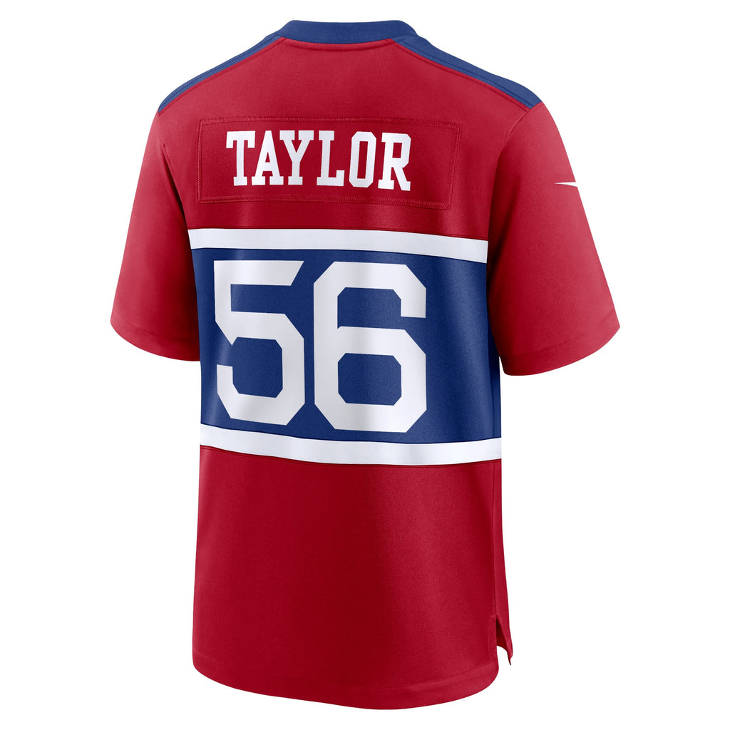 Men's New York Giants Lawrence Taylor Nike Century Red Alternate Retired Player Game Jersey