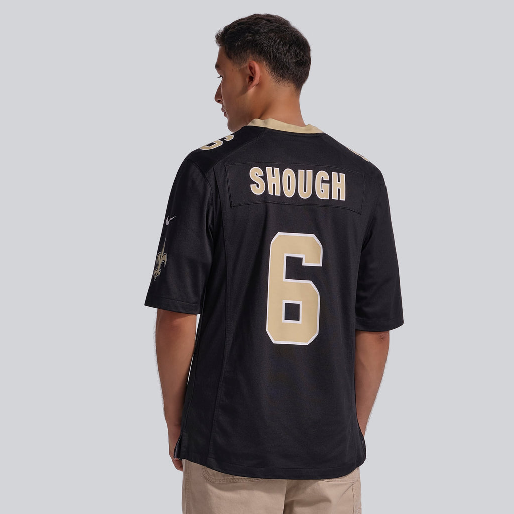 Men's New Orleans Saints Tyler Shough Nike Gold Alternate Game Player Jersey
