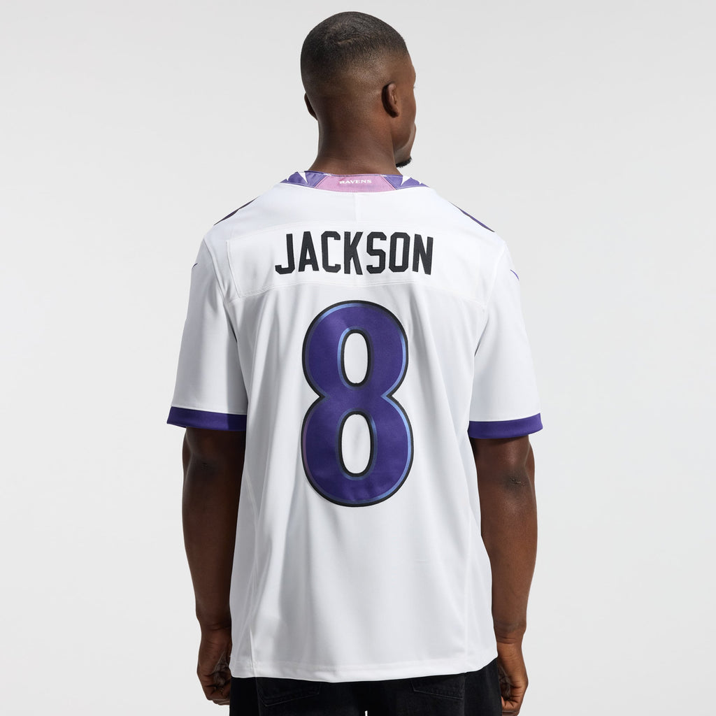 Men's Baltimore Ravens Lamar Jackson Nike Black Alternate Alternate Vapor F.U.S.E. Stitched Limited Jersey