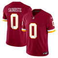 Men's Washington Commanders Mike Sainristil Nike Burgundy Team Vapor F.U.S.E. Stitched Limited Jersey