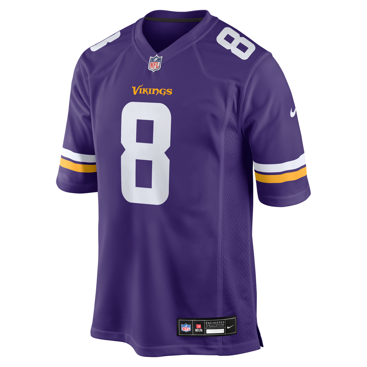 Men's Minnesota Vikings Jeff Okudah Nike  Purple Team Game Jersey